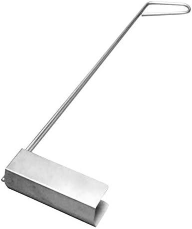 V-Shaped Deep Fryer Strainer Scoop – Frying, Scooper, Skimmer Spoon - Heat Resistant to 750F - Oil & Food Crumbs Strainer for Diner, Restaurant & Hotel by FryOilSaver Co.