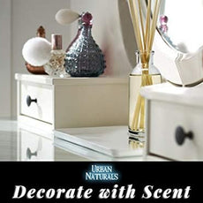 Urban Naturals Moroccan Amber Essential Oil Reed Diffuser Gift Set | Golden Silk Amber, Sun-Kissed Citron, Raw Coconut & Acai | Great Home Fragrance Gift Idea