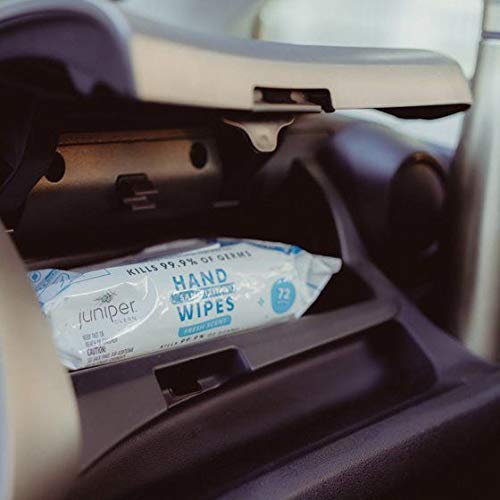1 Pack Hand Sanitizing Wipes, 72 Count Disposable Hand Sanitizer Wipes, Fresh Scent, Lint Free & Durable