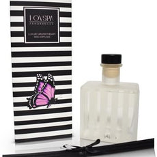 LOVSPA Reed Diffuser Set, Red Currant Scented Oil Diffuser with Sticks, Home Fragrance Accessories for Bathroom Shelf Decor, Aroma Diffusers for Home or Office Desk, USA Made