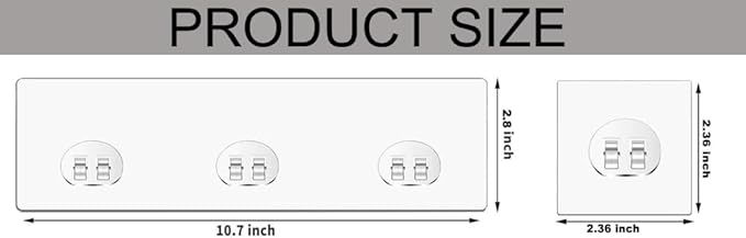 10 PCS Shower Caddy Adhesive Replacement Shower Shelves Adhesive Strip Pad Organizer Sticker Replacement Bathroom Heavy Duty Wall Mount Strong Sticky No Drilling Strong Transparent