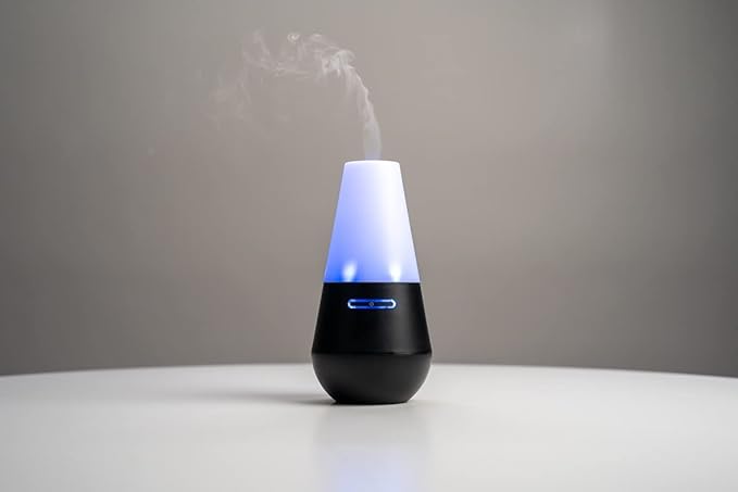 No8 Aromatherapy Diffuser - Ultrasonic Mini Humidifier & Aroma Diffuser (Black)