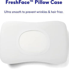 C CUSHION LAB Deep Sleep Pillow, Patented Ergonomic Contour Design for Side & Back Sleepers, Orthopedic Cervical Shape Gently Cradles Head & Provides Neck Support & Shoulder Pain Relief - Calm Grey