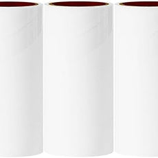 4 inch Lint Roller Refills Compatible with Evercare PetLovers Muji IKEA Bastis and More Standard 4 inch Lint Rollers Extra Sticky Roller Refill 60 Sheets per Roll 5 Pack Total 300 Sheets