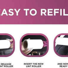 Refill for Metkix Lint Rollers 8 Pack (Total 800 Sheets)