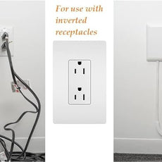 Smart Sleek Socket: Universal Outlet Concealer with Wi-Fi Smart Power Strip