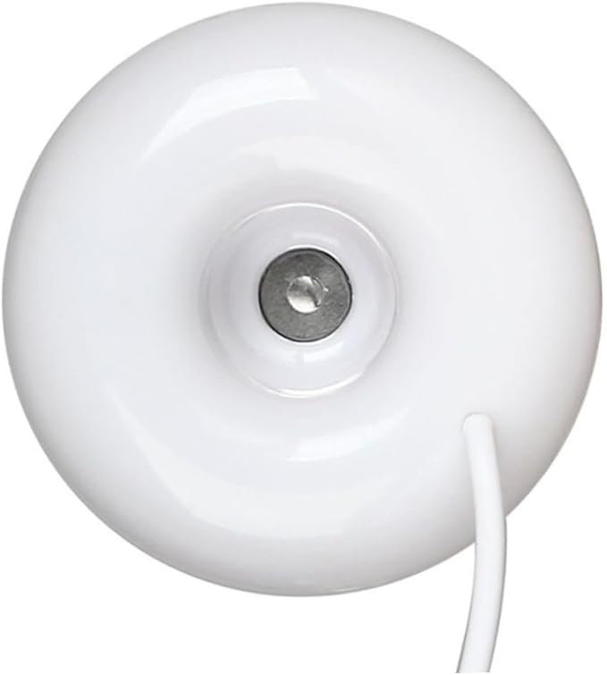 Mini USB Air Humidifier Rechargeable Float Water Donut Shape Humidifier for Home Office White