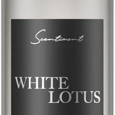 Scentiment Diffuser Oil - White Lotus | Aromatherapy Home Fragrance | Inspired by 5-Star Hotels | Luxurious Scent with Notes of Wild Fig, Vetiver, Almond, Sandalwood (120 mL)
