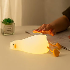 Cute Duck/Chicken/Pig/Rabbit/Panda Night Light, LED Squishy Animal Novelty Lamp for Toddler Baby Kids, Nursery Touch Kawaii Room/House Decor