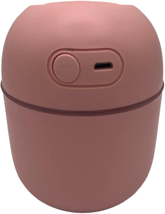 Wild Essentials 220ml Cool Mist Essential Oil Diffuser/Humidifier, Aromatherapy, Nightlight, Portable, USB Power, Auto Off, Room, Office, Car (Pink)