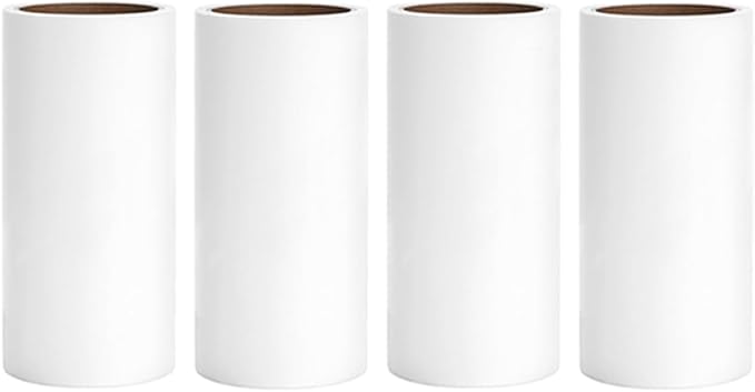 Lint Roller Refills 4 inch Extra Sticky Pet Hair Roller Replacement Refills Only, Inside Diameter 1.5 inch, 60 Sheets per Roll (Pack of 4, Total 240 Sheets)