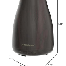 InnoGear Essential Oil Diffuser with Oils, 100ml Aromatherapy Diffuser with 6 Essential Oils Set, Aroma Cool Mist Humidifier Gift Set, Dark Wood Grain