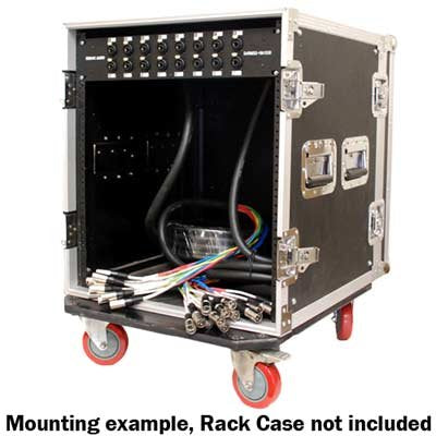 Seismic Audio - SARMSS-16x1515 - 16 Channel XLR TRS Combo Splitter Snake Cable Two 15' XLR trunks - Rack Mountable