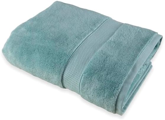 Maisonette Loft Egyptian Cotton Turkish Bath Towels, Soft, Absorbent, Ideal Quick Dry Large Luxury Bathroom Towel Set for Shower (30" x 58", 4 Pack), Turquoise
