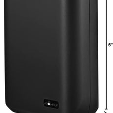 Smart Nebulizing Aromatherapy Scent Diffuser - Waterless Aroma Machine Perfect Air Freshener for Hotel Rooms, Homes or Offices, App Controlled Perfect Aroma Diffuser Up to 1,000 SQFT - Black