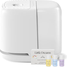 Canopy Nursery Humidifier 2.0, White, 36 HR Run Time, 2.5L Capacity Tank - Sleep Lights, White Noise, Clean Aroma Diffusion - Promote Deep Sleep & Happy Skin - Humidifier, Filter & Aroma Kit
