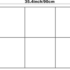 Cork Board 24 x36 Alternative - 6 Pack Felt Wall Tiles with Safe Removable Adhesive Tabs, Cork Boards for Walls Cork Board for Home Office Pin Board Tack Board - Warm White