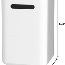 smartmi Evaporative Humidifiers, Cool No Mist Humidifiers for Bedroom, Air Humidifiers for Baby, 4L Top Fill, Self-Cleaning, Quiet, Smart APP Control, Auto Shutoff, Air-drying, Shockproof White