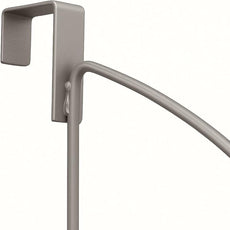 HOLDN’ STORAGE Over The Door Hanger - Door Rack Hangers for Clothes - Space Saving Designed for Bedroom & Bathroom - Ideal for Clothes & Towels - Drying Rack, Gray