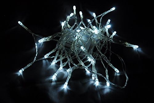 Karlling Battery Operated White 40 LED Fairy Light String Wedding Party Xmas Christmas Decorations(White,20 Pack)