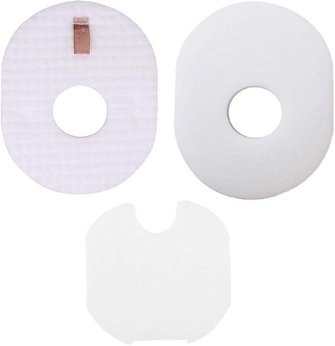 Dttery 6 Pack Filters Replacement for Shark Rocket Vacuum CS100, HV292, HV300, HV301, HV302, HV303, HV305, HV310, UV450 Part XFFV300