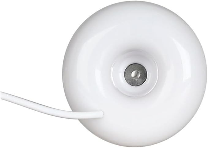 Mini USB Air Humidifier Rechargeable Float Water Donut Shape Humidifier for Home Office White