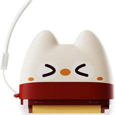 Pet Hair Removal Roller, Dual Purpose Adhesive Washing Device, Red and White