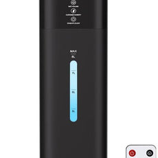 Humidifiers Large Room Bedroom with 7 Colors Light, 2.1Gal(8L) 3 Speed Quiet Ultrasonic Cool Mist Humidifier with 360° Nozzle, Humidity Setting, Timer,Aroma Box for Home Plant Baby Yoga Sleep (Black)
