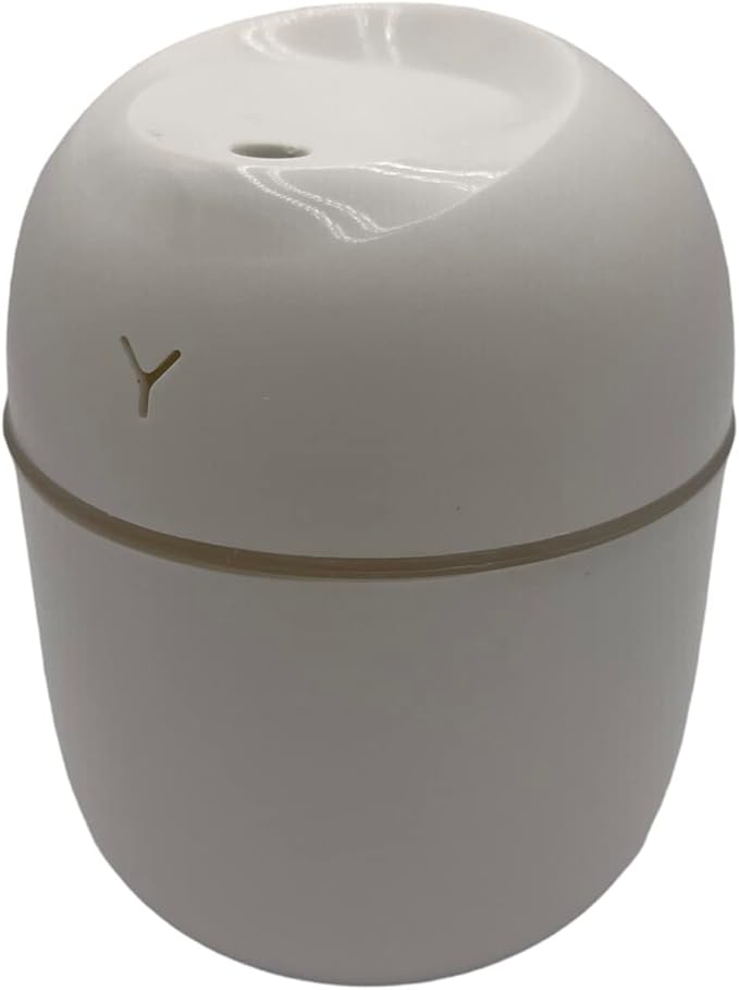 Wild Essentials 220ml Cool Mist Essential Oil Diffuser/Humidifier, Aromatherapy, Nightlight, Portable, USB Power, Auto Off, Room, Office, Car (White)