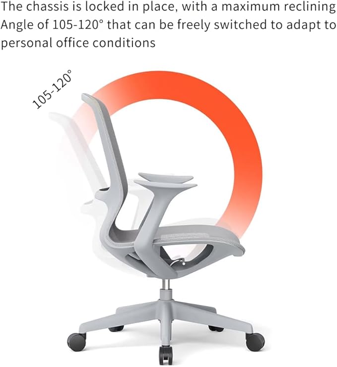 Ergonomic Mesh Office Chair with Lumbar Support, Multicolor Rolling Task Chair, Adjustable Computer Desk Seating for Home Office (Green-Pro)