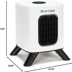 Air Oasis iAdaptAir 2.0 H13 HEPA Filter Air Purifier Reduces 99% of Viruses, Mold, Dust, Smoke, Pollen & Odors Quietest on The Market WiFi Compatible 1,325 Sq Ft of Clean Air
