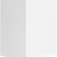 aooshine White Small Table Lamp - Bedside Lamp for Bedroom, Minimalist Nightstand Lamp with Square Fabric Shade, Desk Lamp for Kids Room Dorm