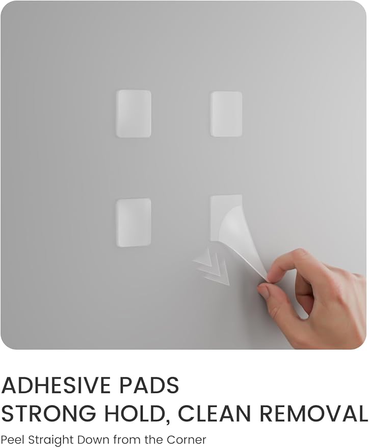 Large Felt Bulletin Board 36" x 24" Cork Board Alternative-6 Pack with 40 Safe Removable Adhesive Tabs, Cork Boards for Walls Cork Board for Home Office Classroom Pin Board - Sage