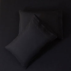 SONORO KATE Bed Sheet Set Super Soft Microfiber 1800 Thread Count Luxury Egyptian Sheets Fit 18-24 Inch Deep Pocket Mattress Wrinkle-4 Piece (Black, California King)