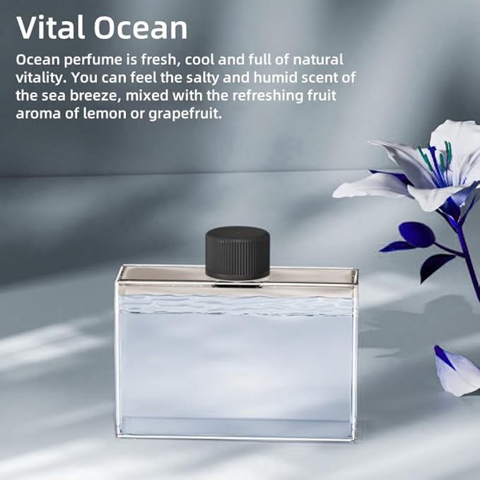 Waterless Essential Oil Diffuser for Home & Office Cordless Battery Operated Aroma Diffuser with 7 Mist Levels, Ultrasonic Air Freshener for Large Rooms Bedroom Bathroom Car Small & Portable