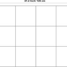 White Cork Board Tiles | Large Cork Board Alternative | Felt Wall Tiles (12-Pack) | Aesthetic Felt Bulletin Board for Office, Home & Classroom | Large Cork Boards for Walls Memo Board | White