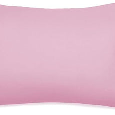 Amazon Basics 7 Piece Soft Microfiber Kid's Bed-in-a-Bag Bedding Set, Full/Queen, Pink, Solid