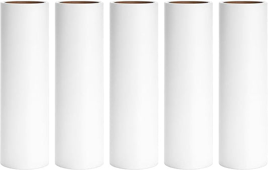 6.3 inch Lint Roller Refills Only for Metkix Bomda Fedicelly Large Lint Rollers for Pet Hair Extra Sticky 60 Sheets per Refill Pack of 5 Rolls 300 Sheets Total
