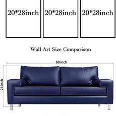 Wieco Art 3 Piece Henri Mattise Canvas Wall Art Abstract Colorful Matisse Posters Canvas Prints for Wall and Home Office Decorations