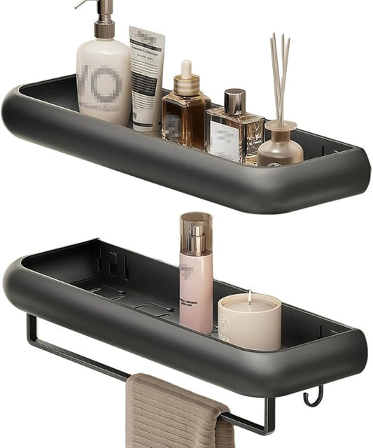 Bathroom Kitchen Rack Shelf Makeup Storage Organizer Shower Shelf Cosmetics Shampoo Rack Wall Spice 2 Pieces