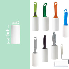 4 inch Lint Roller Refills Compatible with PetLovers Evercare Extra Sticky Pet Lint Roller Replacement Refills 60 Sheets Each Roll 6-Pack 360 Sheets Total (1 1/2'' Inside Dia.)