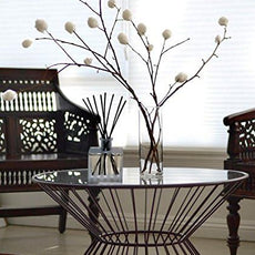 LOVSPA Reed Diffuser Set, Aloe & Soft Linen Scented Oil Diffuser with Sticks, Home Fragrance Accessories for Bathroom Shelf Decor, Aroma Diffusers for Home or Office Desk, USA Made