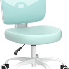 Primy Kids Desk Chair, Pink Study Chair for Boys Girls with Height Adjustable, Swivel Mesh Task Student Chairs for 4-12, Growing Teen Office Chair for Home/School/Office (Light Teal)
