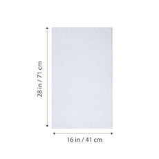 Amazon basics 100% cotton Lightweight quick-dry hand towels, 8-pack, White, 28