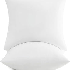 puredown® 20x20 Pillow Inserts, Fluffy Soft Square Form Sham Stuffer Set of 2, Decorative Throw Pillows for Couch, Sofa, Bed and Home Decor