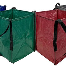 DURASACK Heavy Duty Storage Tote Bag 22-Gallon Rugged Woven Polypropylene Moving Bag, Reusable Self-Standing Design, Holds up to 500 Pounds, Pack of 4, Multicolored