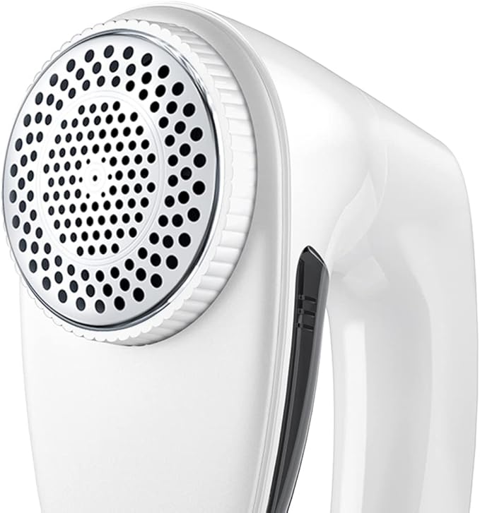 Bymore Fabric Shaver, Sweater Shaver Pill Remove Fuzz, Upgraded Efficient Lint Shaver Remover for Furniture Clothes Couch Cashmere(65mm Mesh, White)