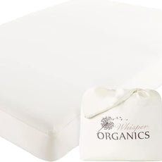 Organic Waterproof Mattress Protector Twin Size - 100% Waterproof Mattress Pad with Extra Soft Quiet & Breathable Triple Layer Protection - GOTS Certified Machine Washable Deep Pocket Design (Twin)