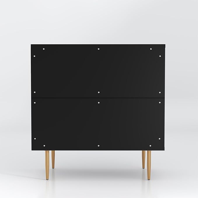 32" Sideboard Buffet Cabinet with Storage,Modern Accent Cabinet with 2 Door and Removable Shelves,Credenza Buffet Table for Living Room,Dinning Room,Entryway,Black