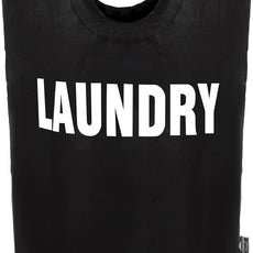 DOKEHOM 160L XX-Large Laundry Basket (7 Colors), Collapsible Laundry Bag, Foldable Laundry Hamper, Folding Washing Bin (Black, XXL)